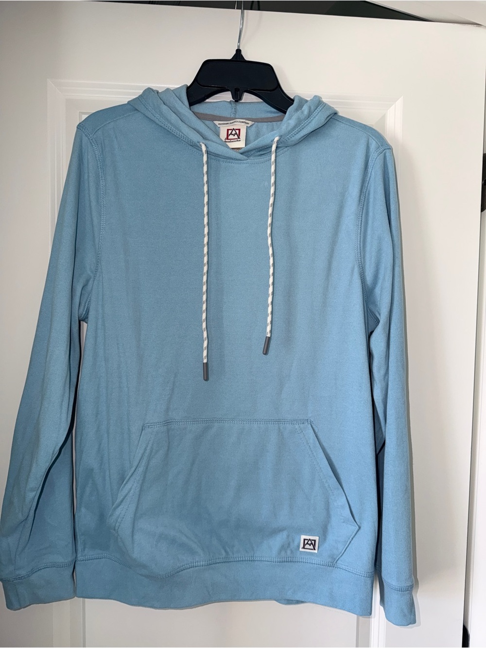 Light Blue Women’s Hooded Pullover Shirt